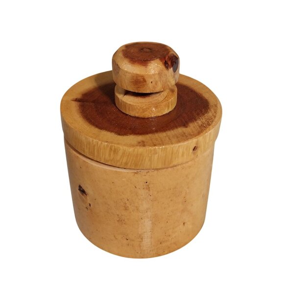Hinged Wood Jar Box Mold Press - Picture 4 of 8